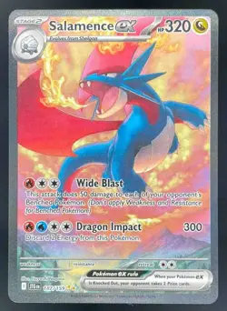 2025 Pokemon Journey Together #187/159 Salamence ex - Image 1