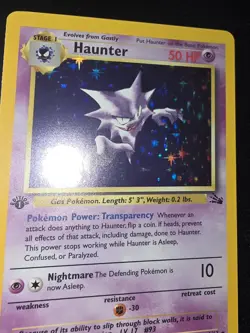 Haunter 6/62 Fossil Holo - 1st Edition NM-MT - Pokemon TCG - Image 5