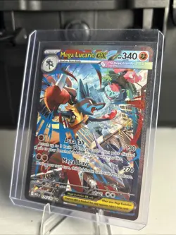 Pokemon TCG Mega Lucario EX 179/132 SIR Mega Evolutions English Nm - Image 2