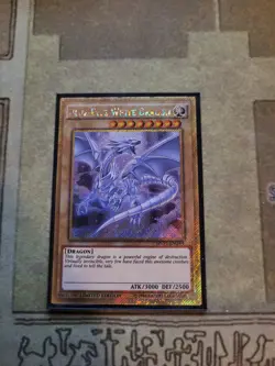YUGIOH BLUE-EYES WHITE DRAGON MVP1-ENGV4 GOLD SECRET LIMITED ED NM - Image 3