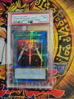 Yu-Gi-Oh! Swords of Revealing Light Quarter Century Secret Rare WCS Prize PSA 9 - Image 1