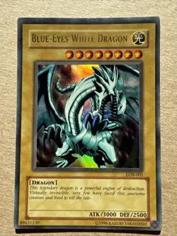 Blue-Eyes White Dragon LOB-001 The Legend of Blue Eyes White Dragon ULTRA RARE - Image 1