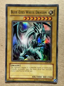 Blue-Eyes White Dragon LOB-001 The Legend of Blue Eyes White Dragon ULTRA RARE - Image 3