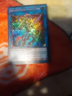 Yugioh Black Luster Soldier, Soldier of Chaos BLC1-EN002 Secret (NM) - Image 1