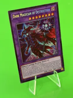 Yu-Gi-Oh Maze Of Muertos Dark Magician of Destruction Secret Rare MZMU-EN011 NM! - Image 3
