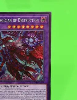 Yu-Gi-Oh Maze Of Muertos Dark Magician of Destruction Secret Rare MZMU-EN011 NM! - Image 5