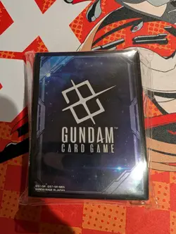 EVX03 GUNDAM CARD GAME Official Card Sleeves EX Space Black 70 count Sealed - Image 1