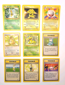 Base 2 Pokemon 9 RARE card Lot/set Never Played WOTC 2000 NM/Mint - Image 1