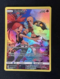 Pokemon TCG Cards Torkoal 237/236 Cosmic Eclipse Secret Rare NM - Image 1