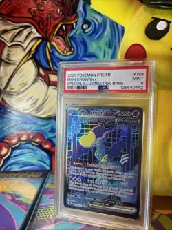 Pokemon TCG Iron Crown EX Prismatic Evolutions Card 158/131 Psa 9 - Image 2