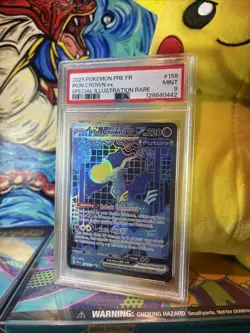 Pokemon TCG Iron Crown EX Prismatic Evolutions Card 158/131 Psa 9 - Image 3