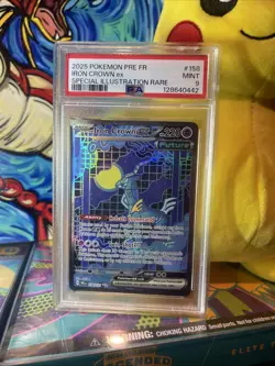 Pokemon TCG Iron Crown EX Prismatic Evolutions Card 158/131 Psa 9 - Image 4