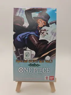 One Piece Promo DON!! Card (Sabo) Special DON!! Set Vol. 3 Sealed - Image 1