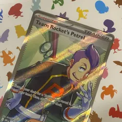 Pokemon Card Team Rocket's Petrel 226/182 Full Art Ultra Rare Destined Rivals NM - Image 3