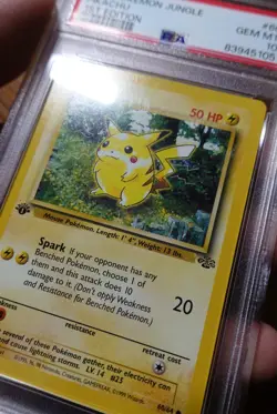 Pikachu 1st Edition 60/64 PSA 10 Gem Mint Jungle Set 1999 Pokemon Card - Image 5