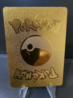 Pokemon Charizard V Gold Foil Fan Art Display Card - Image 2