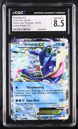 CGC 8.5 Greninja EX 2014 Black Star Promos XY20 Holo Pokemon Card - Image 1