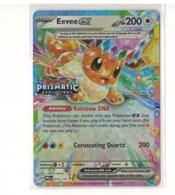 Eevee ex - (Prismatic Evolutions Stamp) 075/131 Miscellaneous Cards &... - Image 1