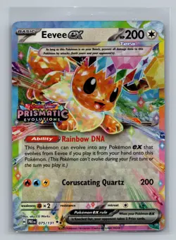 Eevee ex - (Prismatic Evolutions Stamp) Promo Miscellaneous Cards & Products 07 - Image 1