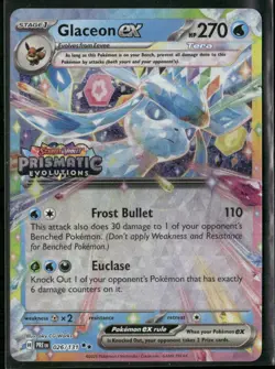 Glaceon ex - (Prismatic Evolutions Stamp) Promo Miscellaneous Cards & Products - Image 1