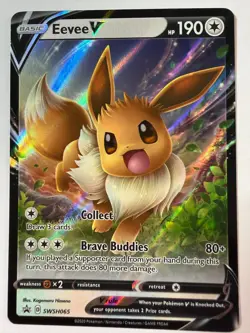 Eevee V - Promo SWSH: Sword & Shield Promo Cards SWSD Colorless Holo SWSH065 - Image 1