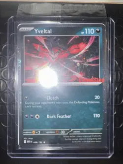 Pokemon Yveltal 088/132 Mega Evolution Stamped Cosmos Sealed Gamestop Promo Card - Image 1
