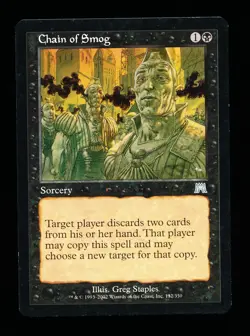 * * 1x Chain of Smog x1 * * Onslaught MTG VLP Very Lightly Played - Image 1