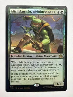 Michelangelo, Weirdness to 11 Teenage Mutant Ninja Turtles Foil - Image 1