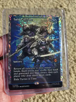 Turtles in Time (Showcase) Fracture Foil MTG Teenage Mutant Ninja Turtles - Image 1