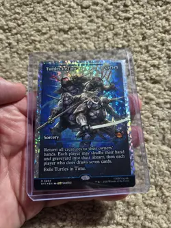 Turtles in Time (Showcase) Fracture Foil MTG Teenage Mutant Ninja Turtles - Image 2