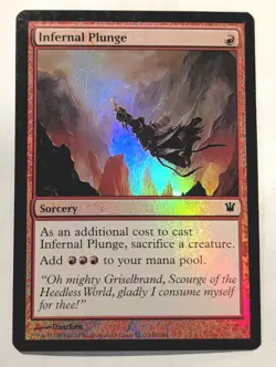 Infernal Plunge Innistrad Foil - MTG VINTAGE - Image 1
