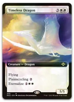 Timeless Dragon (Extended Art) #445 (Foil) (NM) Modern Horizons 2 MH2 Magic MTG - Image 1