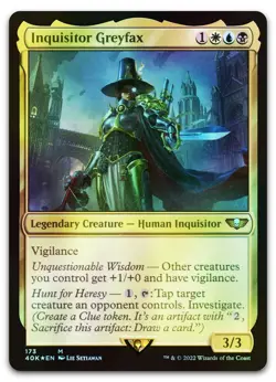Inquisitor Greyfax #173 (Foil) (NM) Warhammer 40,000 40K Magic MTG - Image 1
