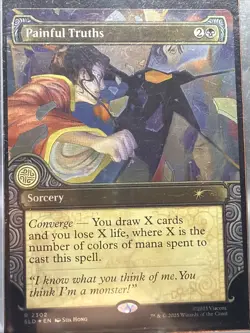 Painful Truths 2302 Foil Secret Lair Drop Magic The Gathering - Image 2