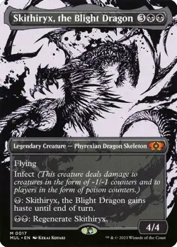 Skithiryx, the Blight Dragon x1 Multiverse Legends MTG Magic the Gathering Black - Image 1