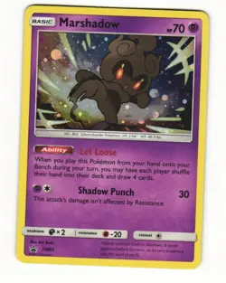 Marshadow SM85 Promo 2017 SM Black Star Promos Pokemon LP - Image 1