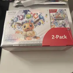 Pokemon Prismatic Evolutions Elite Trainer Box and Booster Bundle Costco 2-Pack - Image 2