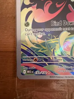 2 X Pokemon SEALED Bulbasaur 133/132 Mega Evolution Stamped Promo/ One Without! - Image 3