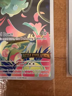 2 X Pokemon SEALED Bulbasaur 133/132 Mega Evolution Stamped Promo/ One Without! - Image 4