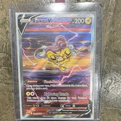Pokemon TCG Raikou V Ultra Rare Holo GG41/GG70 Crown Zenith Galarian Gallery - Image 1
