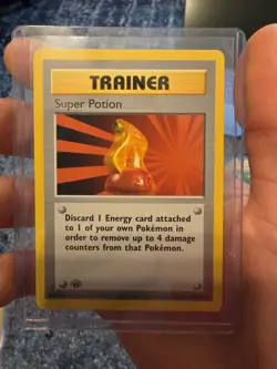 Pokemon Super Potion 1st Edition Base Set Shadowless NM - Image 1
