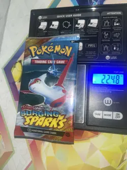 HEAVY! 22.48g Surging Sparks Pokemon TCG Booster Pack - Image 1