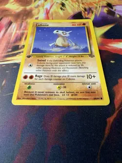 Cubone 50/64 LP 1st Edition Jungle 1999 Pokemon TCG - Image 2