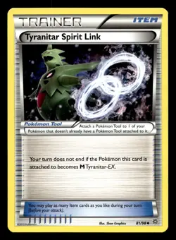 Tyranitar Spirit Link 81/98 Ancient Origins Pokemon NM - Image 1