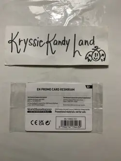 Pokemon Phantasmal Flames Reshiram Stamped Promo 017/094 Sealed 2 Edge Swirl - Image 3