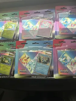 Pokemon Prismatic Evolutions Tech Sticker Collection New Sealed Lot Of 6 🔥🔥 - Image 1
