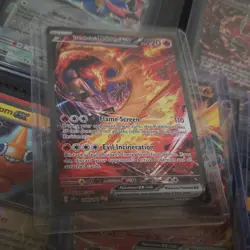 Pokemon Team Rocket's Moltres ex 229/182 Destined Rivals Holo Illustrated Ultra - Image 2
