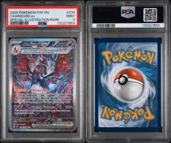 Pokemon Paldean Fates Charizard EX Special Illustration Rare #234 Mint PSA 9 - Image 3