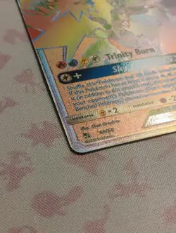 2019 Pokemon SM Hidden Fates Moltres Zapdos Articuno FA Rainbow #69/68 NM - Image 3
