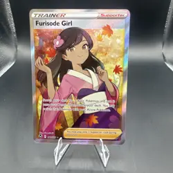 Furisode Girl 190/195 Pokemon Swsh12: Sword & Shield - Silver Tempest Holo - NM - Image 1